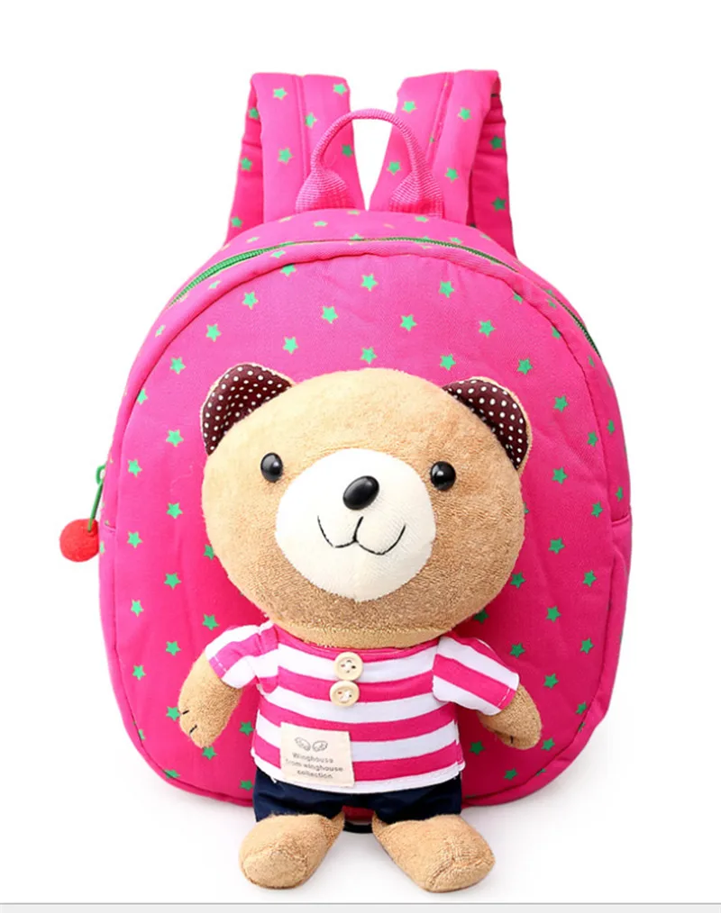 Toddler Backpack New Cotton Boys Girls Babies School Bags Children Animal Backpacks With Detachable Cartoon bear Doll
Toddler Backpack New Cotton Boys Girls Babies School Bags Children Animal Backpacks With Detachable Cartoon bear Doll