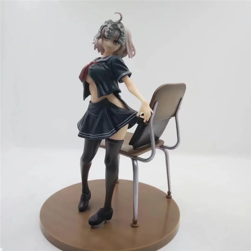 Anime Fate Grand Order Jeanne d'Arc Ruler Black School Uniform Ver. PVC Action Figure Collection Model Toys Doll 22cm
Anime Fate Grand Order Jeanne d'Arc Ruler Black School Uniform Ver. PVC Action Figure Collection Model Toys Doll 22cm
