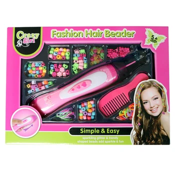 Children Pretend Play Fashion Personality Hair Beader Toy Girl Braided Beading Machine Playset Children Pretend Play Costume Toy
Children Pretend Play Fashion Personality Hair Beader Toy Girl Braided Beading Machine Playset Children Pretend Play Costume Toy