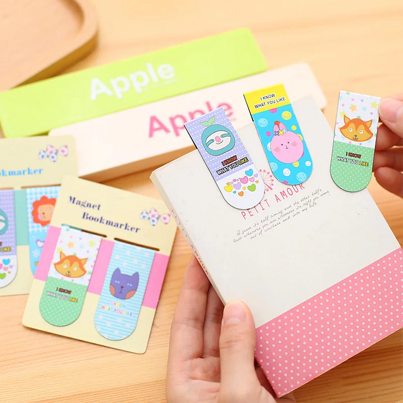 2pcs/Pack Cute Cartoon Animal Cat Koala Sloth Magnet Bookmark Paper Clip School Office Supply Escolar Papelaria Gift Stationery
2pcs/Pack Cute Cartoon Animal Cat Koala Sloth Magnet Bookmark Paper Clip School Office Supply Escolar Papelaria Gift Stationery