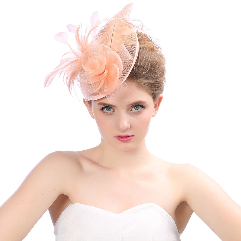 Bridal Headdress Hats with Flowers Feather Elegant Ladies Wedding Hats and Fascinators For Woman Accessoires Mariage In Stock
Bridal Headdress Hats with Flowers Feather Elegant Ladies Wedding Hats and Fascinators For Woman Accessoires Mariage In Stock