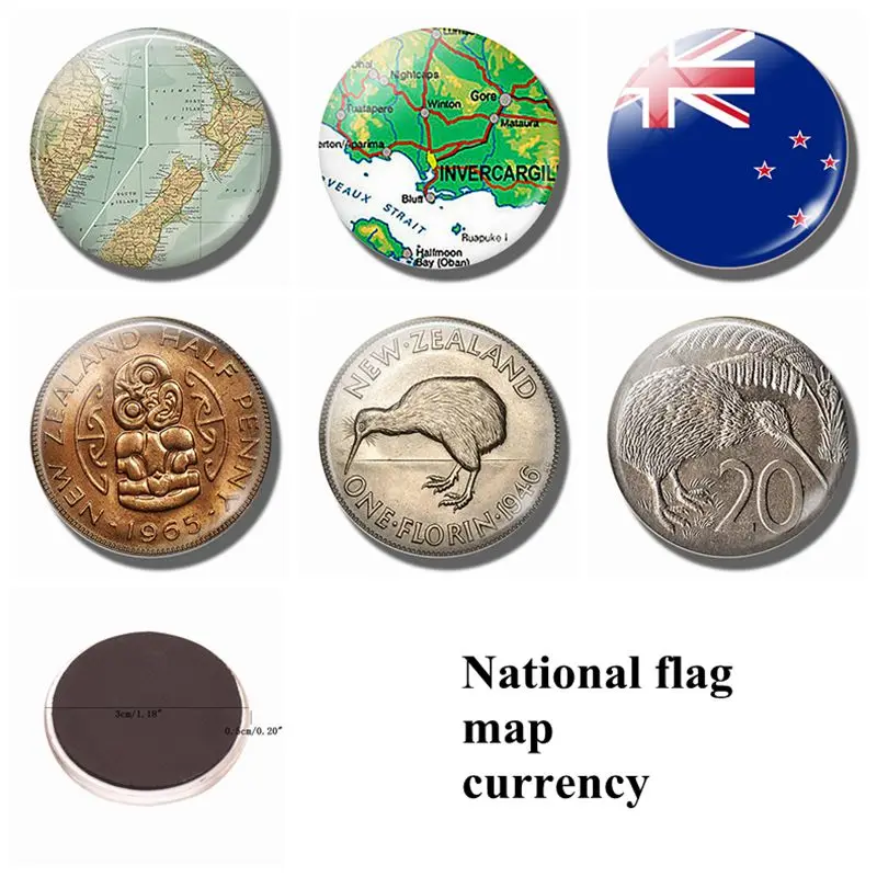 New Zealand Map Flag Coin 30 MM Fridge Magnet Wellington Christchurch Glass Note Holder Magnetic Refrigerator Sticker Home Decor
New Zealand Map Flag Coin 30 MM Fridge Magnet Wellington Christchurch Glass Note Holder Magnetic Refrigerator Sticker Home Decor