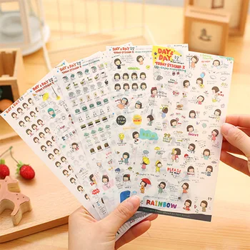 Korea Stationery Story Time Playful Chick Super Meng Diary Decorative Pvc Transparent photo Stickers child DIY toy 6sheets/set
Korea Stationery Story Time Playful Chick Super Meng Diary Decorative Pvc Transparent photo Stickers child DIY toy 6sheets/set