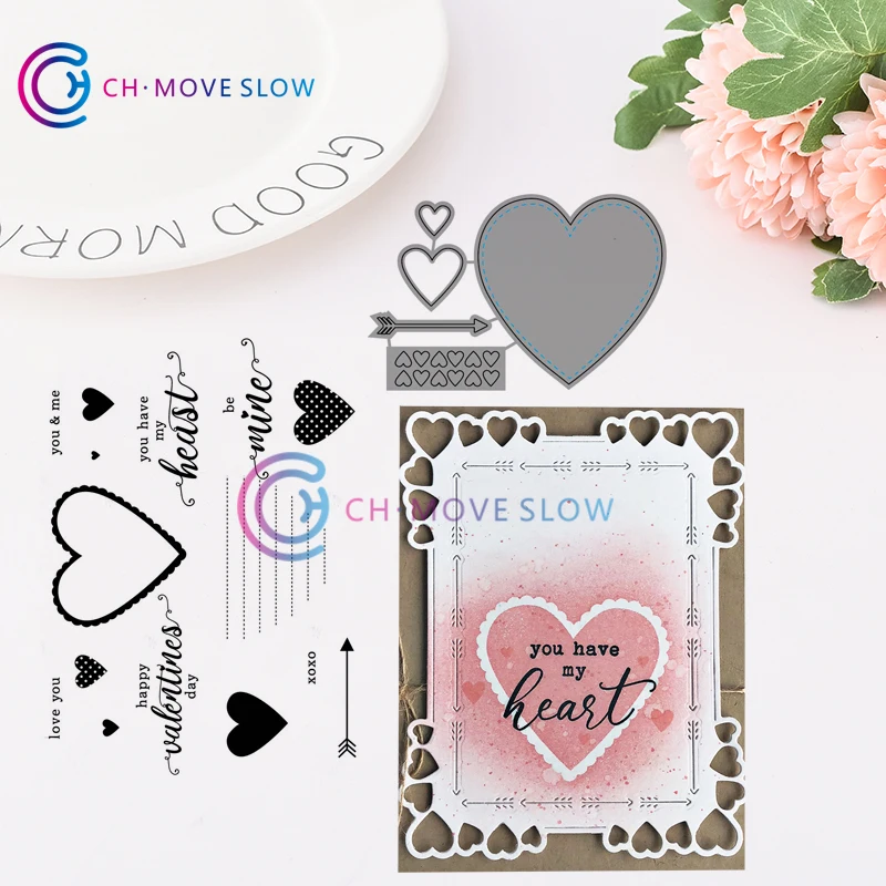 CH You Have My Heart Stencil Metal Cutting Dies for Scrapbooking DIY Cards Album Decoration Embossing Making
CH You Have My Heart Stencil Metal Cutting Dies for Scrapbooking DIY Cards Album Decoration Embossing Making