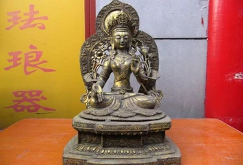 USPS to USA S0495 22"Tibet Temple Bronze gild lotus White TaRa Kwan-Yin Guan Yin Bohisattva Statue
USPS to USA S0495 22"Tibet Temple Bronze gild lotus White TaRa Kwan-Yin Guan Yin Bohisattva Statue