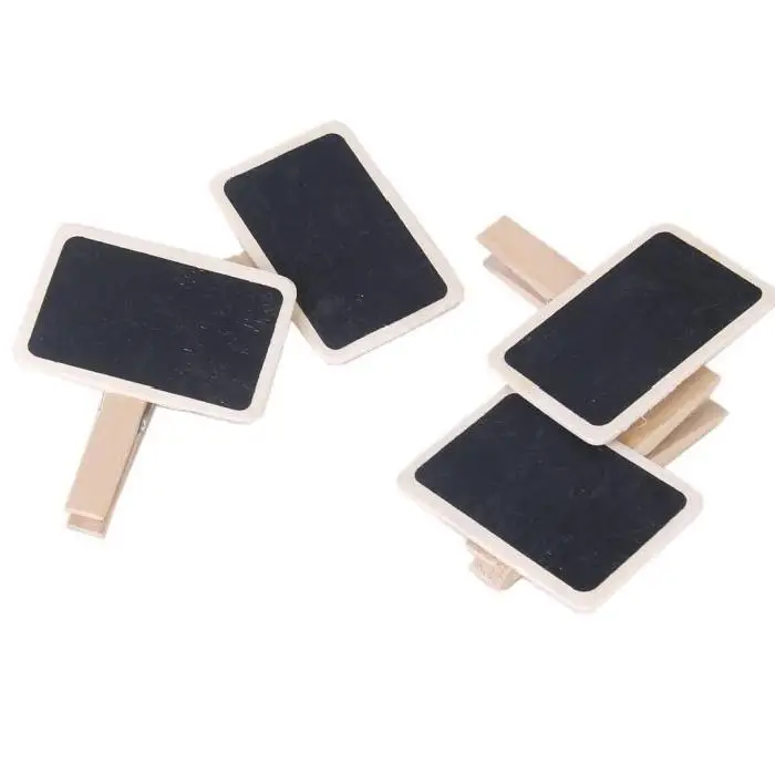 20 Pieces Clipboards Mini Clip of blackboard in wood Photo props Mini Black Clip of Chalkboard for Memo and Photo (20 Pieces r
20 Pieces Clipboards Mini Clip of blackboard in wood Photo props Mini Black Clip of Chalkboard for Memo and Photo (20 Pieces r