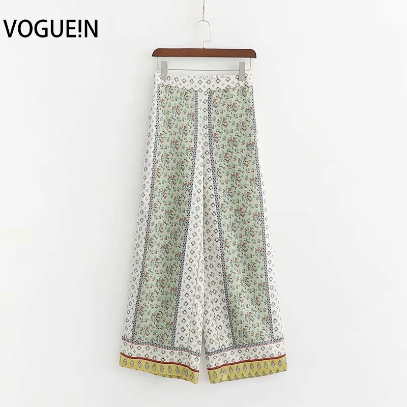 VOGUEIN New Womens Casual Ethnic Floral Print Elastic Waist Wide-legging Pants Trousers Wholesale
VOGUEIN New Womens Casual Ethnic Floral Print Elastic Waist Wide-legging Pants Trousers Wholesale