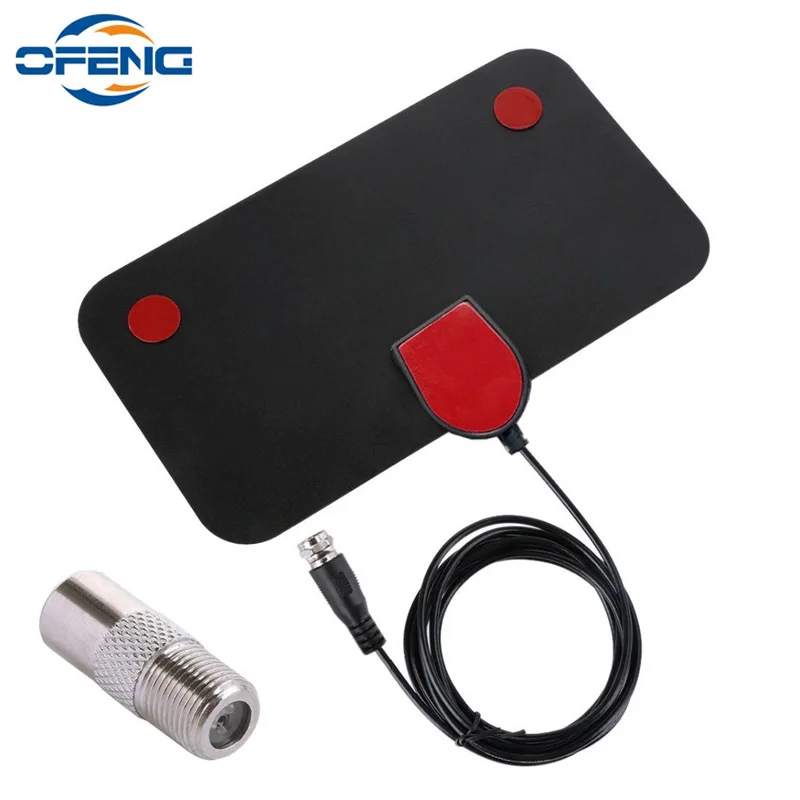 210X120mm plate antenna 20DBI high gain 50miles range mini HD digital TV antenna, Support 1080p HD mode
210X120mm plate antenna 20DBI high gain 50miles range mini HD digital TV antenna, Support 1080p HD mode
