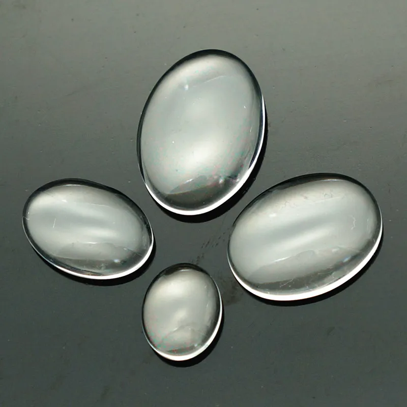 Hot sale 10pcs 8x10mm/13x18mm/18x25mm/25x35mm Clear Oval Transparent glass cabochon demo flat back Making findings
Hot sale 10pcs 8x10mm/13x18mm/18x25mm/25x35mm Clear Oval Transparent glass cabochon demo flat back Making findings
