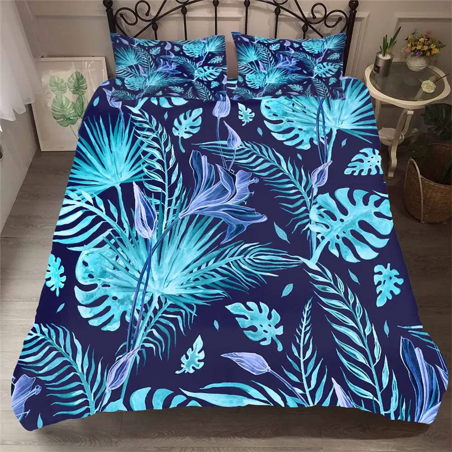 A Bedding Set 3D Printed Duvet Cover Bed Set Tropical Green Plant Home Textiles for Adults Bedclothes with Pillowcase #RDZW25
A Bedding Set 3D Printed Duvet Cover Bed Set Tropical Green Plant Home Textiles for Adults Bedclothes with Pillowcase #RDZW25