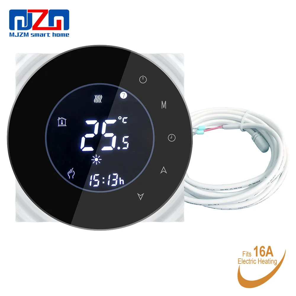MJZM 16A-6000 Thermostat for Underfloor Heating 95~240V Touch Screen Program Thermostat Electric Warm Floor Temperature Controls
MJZM 16A-6000 Thermostat for Underfloor Heating 95~240V Touch Screen Program Thermostat Electric Warm Floor Temperature Controls