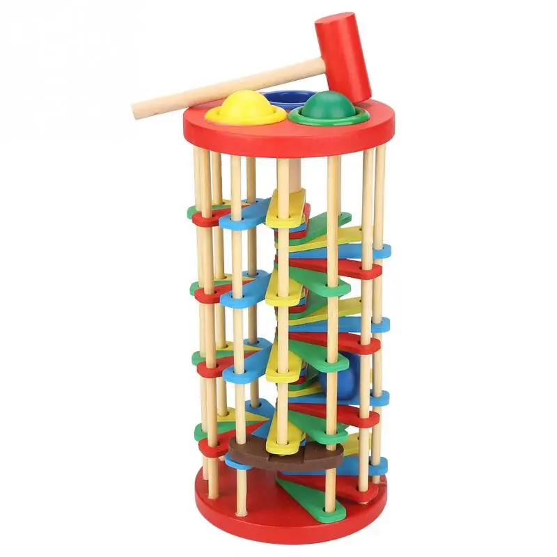 Colorful Wooden Knock Ball Ladder Toy With Hammer Intelligence Development Educational Toys For Kids Children Preschool Gift
Colorful Wooden Knock Ball Ladder Toy With Hammer Intelligence Development Educational Toys For Kids Children Preschool Gift