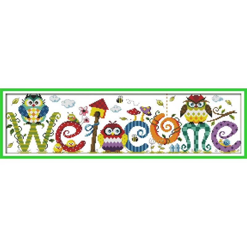 Everlasting love Christmas The owl welcome card Ecological cotton Chinese cross stitch kits counted stamped 11CT sales promotion
Everlasting love Christmas The owl welcome card Ecological cotton Chinese cross stitch kits counted stamped 11CT sales promotion