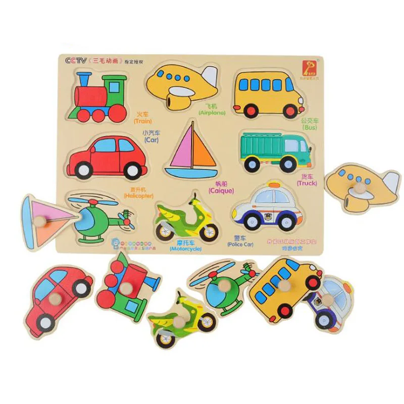 Wooden Cartoon Traffice Montessori Educational Toy Transportation Cognition Puzzle Baby Funny Montessori Material Math Blocks
Wooden Cartoon Traffice Montessori Educational Toy Transportation Cognition Puzzle Baby Funny Montessori Material Math Blocks
