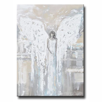 Hand Painted Abstract Angel Painting Angel Of Love Spiritual Grey Blue Poster Pictures Cream Decor Home Oil Painting Long Modern
Hand Painted Abstract Angel Painting Angel Of Love Spiritual Grey Blue Poster Pictures Cream Decor Home Oil Painting Long Modern