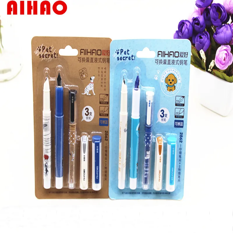 AIHAO 2862 New Arrival High Plastic Cap Fountain Pen ink Changeable Smooth Writing 3pcs/lot Pen Free Shipping
AIHAO 2862 New Arrival High Plastic Cap Fountain Pen ink Changeable Smooth Writing 3pcs/lot Pen Free Shipping