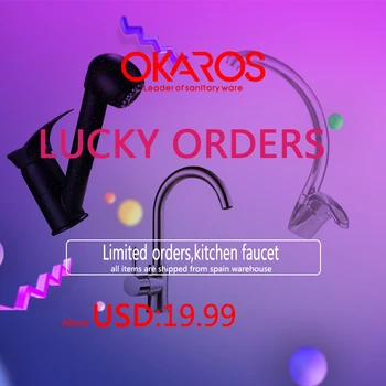 OKAROS 19.99 Dollar Kithen Faucet Tap Limited Quantity Lucky Orders only for spain Austria Belgium Czech Republic Denmark France
OKAROS 19.99 Dollar Kithen Faucet Tap Limited Quantity Lucky Orders only for spain Austria Belgium Czech Republic Denmark France