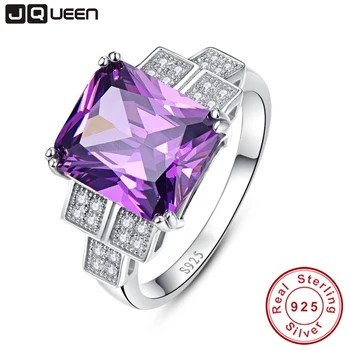 JQUEEN Genuine 925 Jewelry 9.8Ct Natural Amethyst Ring for silver 925 Sterling Silver Rings bague femme Fine Jewelry For Women
JQUEEN Genuine 925 Jewelry 9.8Ct Natural Amethyst Ring for silver 925 Sterling Silver Rings bague femme Fine Jewelry For Women