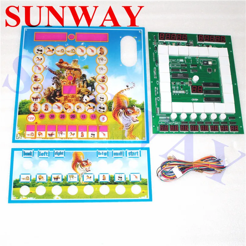 1 Set Animal Mario Game Board Casino Slot PCB Mario Motherboard With Acrylic and wire harness
1 Set Animal Mario Game Board Casino Slot PCB Mario Motherboard With Acrylic and wire harness