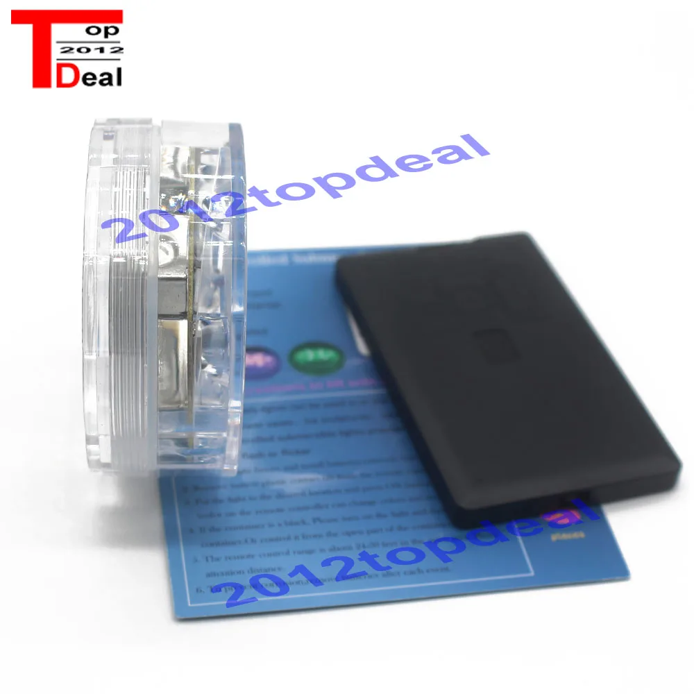 Description Picture 3 of itemRGB Submersible LED Underwater Light 10leds Battery Operated IP67 Waterproof Lamp Swimming Pool Light For Wedding Celebration