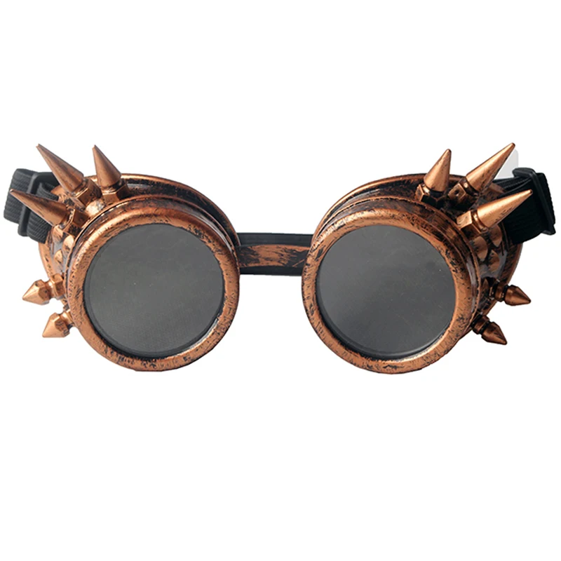 Retro Welding Round Goggles Goth Steampunk Style Cosplay Antique Spikes Eyewear Punk Glasses For Party & Holiday DIY Decorations
Retro Welding Round Goggles Goth Steampunk Style Cosplay Antique Spikes Eyewear Punk Glasses For Party & Holiday DIY Decorations