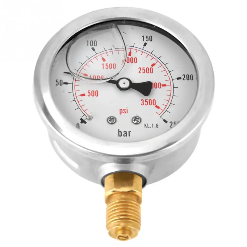 0-250Bar 0- 3750PSI Hydraulic Air Pressure Gauge G1/4 63mm Dial Hydraulic Water Pressure Gauge Meter Pressure Measuring Tools
0-250Bar 0- 3750PSI Hydraulic Air Pressure Gauge G1/4 63mm Dial Hydraulic Water Pressure Gauge Meter Pressure Measuring Tools
