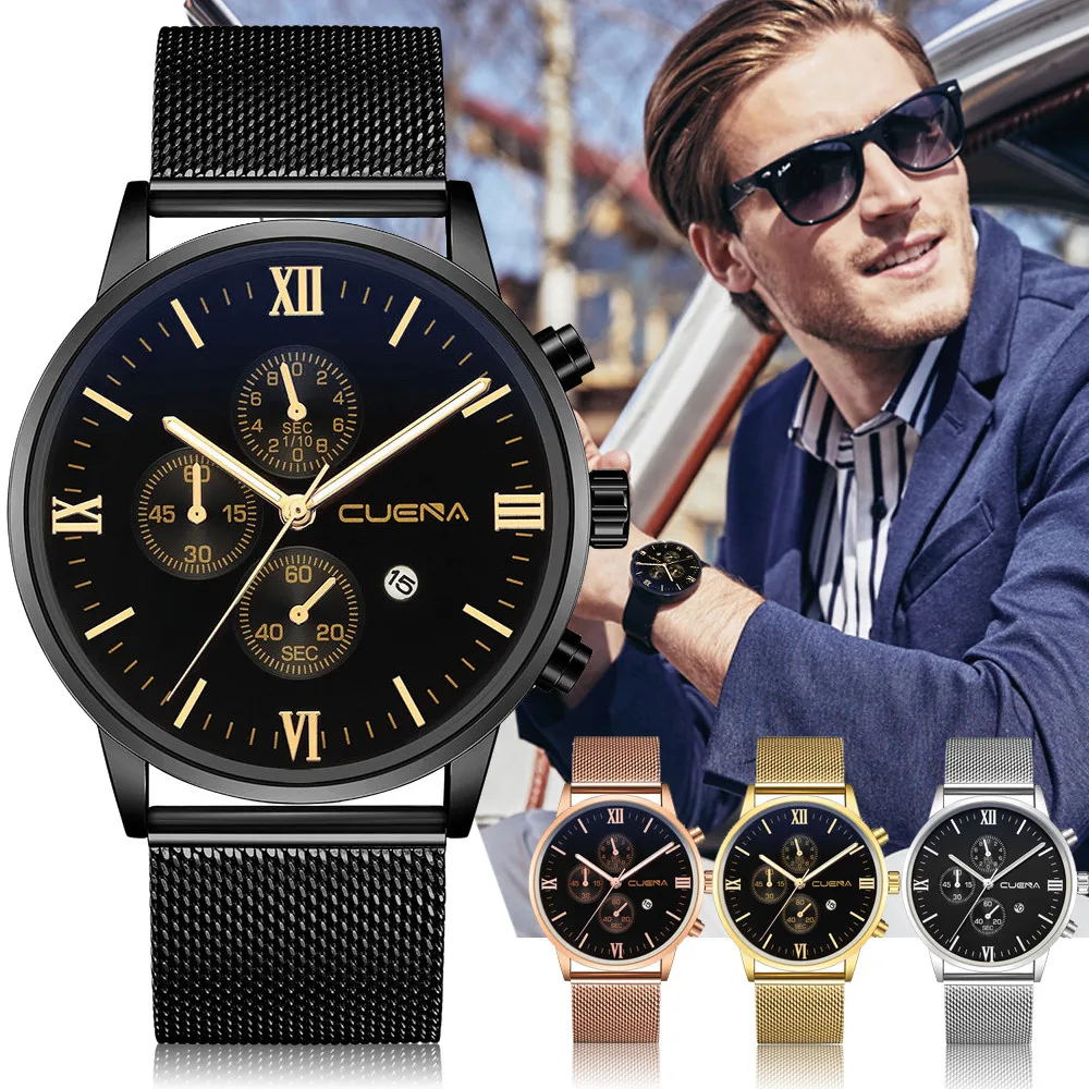 

Men's Watch Luxury Date Clock Sports Quartz Casual mens watches montre homme 2019 orologi uomo reloj hombre marca de lujo