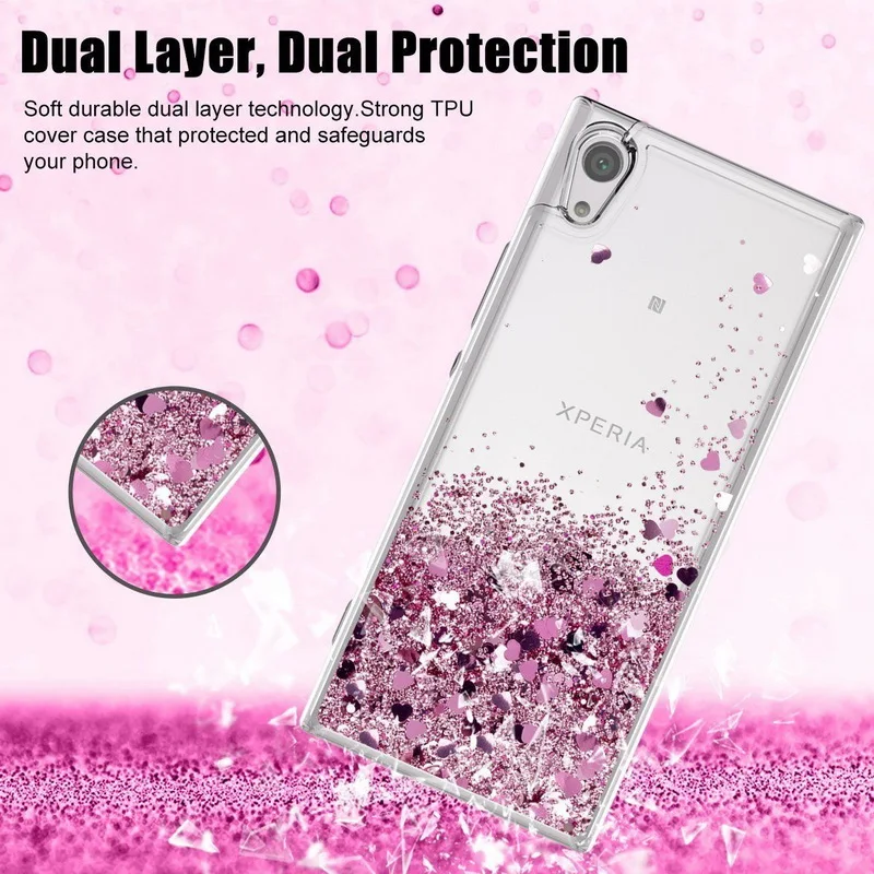 Glitter Hearts Stars Liquid Quicksand Case For Sony XA XA2 XA1 Ultra Soft Silicon Cover For Xperia L1 XZ2 XZ Premium XZ1 Compact
Glitter Hearts Stars Liquid Quicksand Case For Sony XA XA2 XA1 Ultra Soft Silicon Cover For Xperia L1 XZ2 XZ Premium XZ1 Compact
