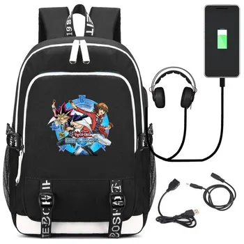 Anime Game Yu-Gi-Oh! DUEL LINKS Laptop USB Backpack Kids Teens Student School Bags Bookbag Unisex Gamer Shoulder Travel Bags
Anime Game Yu-Gi-Oh! DUEL LINKS Laptop USB Backpack Kids Teens Student School Bags Bookbag Unisex Gamer Shoulder Travel Bags