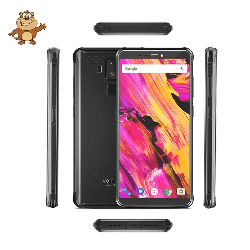 Vernee V2 Pro 5 99 "Face ID l Android 8 1 MT6763 Octa Core 6 GB + 64 21MP IP68 impermeable 6200 mAh 4G robusto SmartPhone | Мобильные