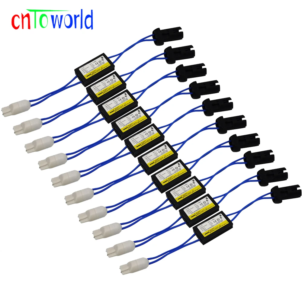 10x T10 T15 194 W5W 168 921 Led Canbus NO Canbus OCB Error Warning Canceller T10 Decoder Load Resistor for LED Bulb
10x T10 T15 194 W5W 168 921 Led Canbus NO Canbus OCB Error Warning Canceller T10 Decoder Load Resistor for LED Bulb