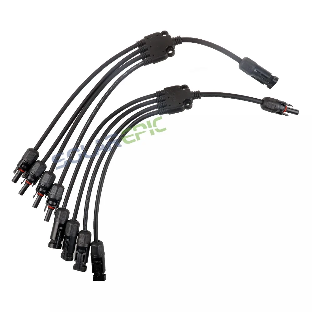 1 Pair MC4 Solar Panel 3Y Cable Connector MC4 4 Branch Waterproof Solar Adapter Wire Connectors Solar Panel Cable Connectors MC4
1 Pair MC4 Solar Panel 3Y Cable Connector MC4 4 Branch Waterproof Solar Adapter Wire Connectors Solar Panel Cable Connectors MC4