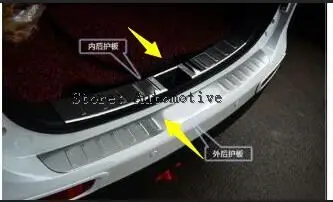 2 pcs Stainless Steel Rear Inner + outside Bumper Protector Guard Plate Trunk Gate For Mitsubishi Outlander 2013 2014
2 pcs Stainless Steel Rear Inner + outside Bumper Protector Guard Plate Trunk Gate For Mitsubishi Outlander 2013 2014