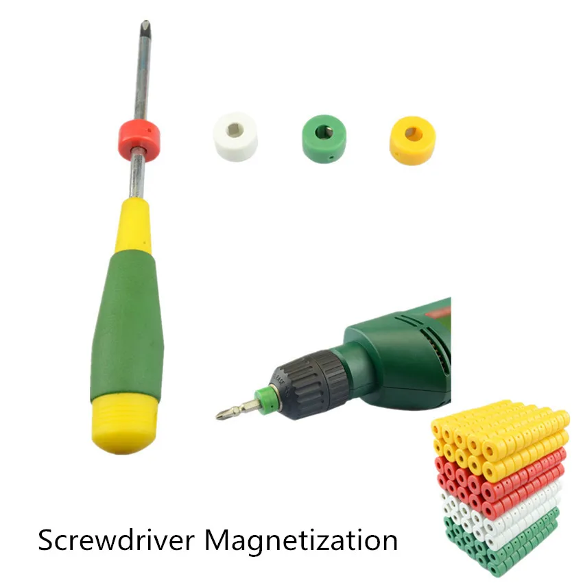 Screwdriver Magnetization Ring NdFeB Magnetizing Ring Magnet Tool Screw Pick Up for Screw Driver Head Dia. 4mm 5mm 7mm 10pcs
Screwdriver Magnetization Ring NdFeB Magnetizing Ring Magnet Tool Screw Pick Up for Screw Driver Head Dia. 4mm 5mm 7mm 10pcs