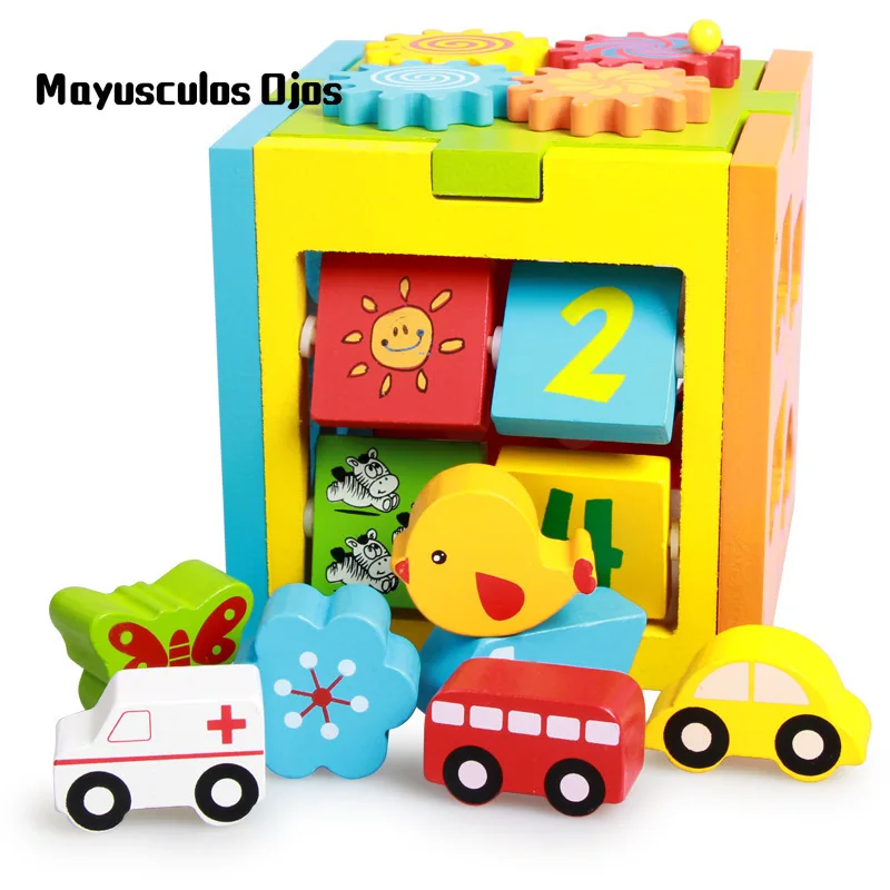 ZH 1PC Building Blocks Wooden Box Shape Matching Children Early Childhood Baby Educational Toys
ZH 1PC Building Blocks Wooden Box Shape Matching Children Early Childhood Baby Educational Toys