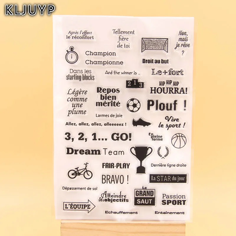 KLJUYP French Champion Clear Stamps Scrapbook Paper Craft Clear stamp scrapbooking 620
KLJUYP French Champion Clear Stamps Scrapbook Paper Craft Clear stamp scrapbooking 620