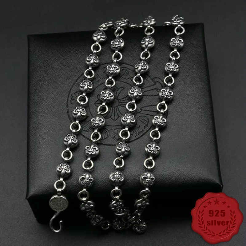 925 sterling silver necklace retro punk hip hop rock style domineering round anchor sweater chain gift 2018 new hot sale
925 sterling silver necklace retro punk hip hop rock style domineering round anchor sweater chain gift 2018 new hot sale