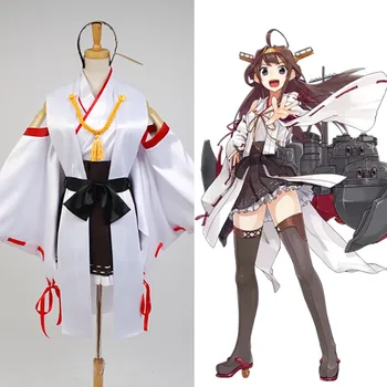 Kantai Collection KanColle Japanese Battleship Kongo Cosplay Costume full set
Kantai Collection KanColle Japanese Battleship Kongo Cosplay Costume full set