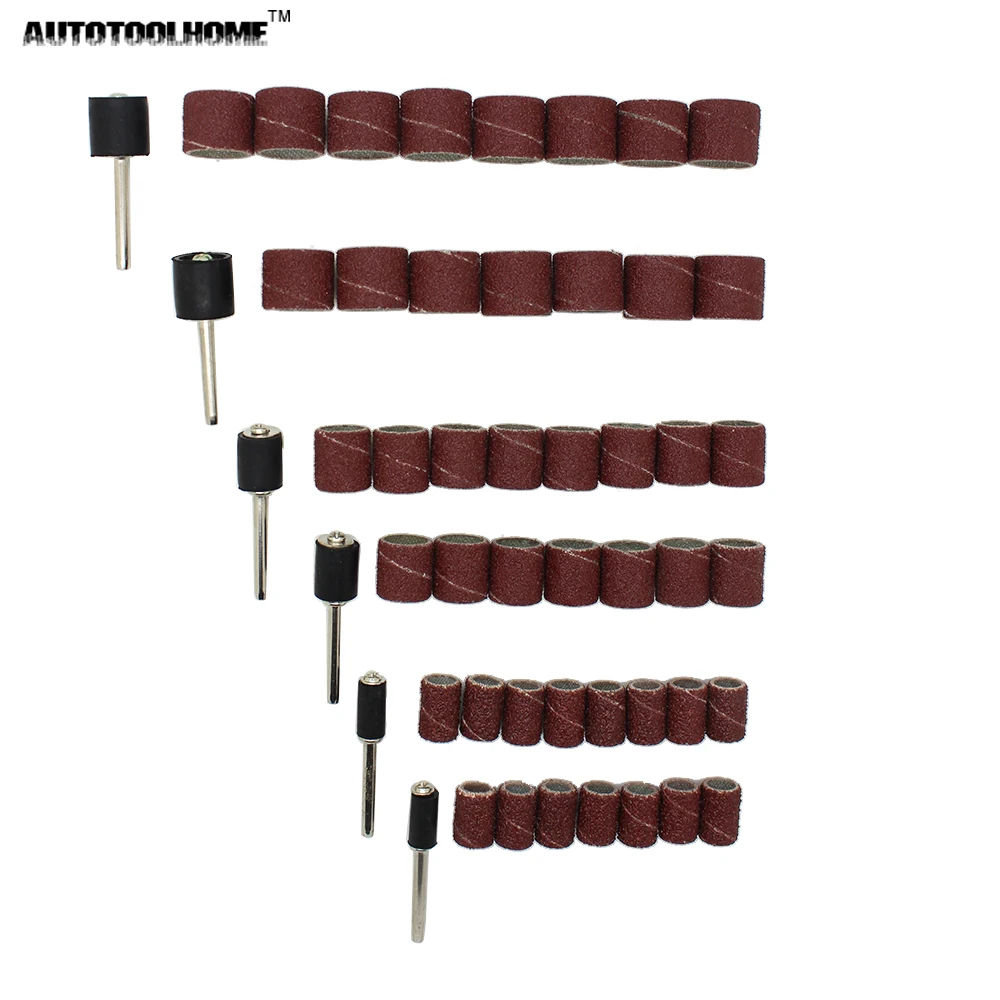 156pc 80 Grit Drum Sanding Sandpaper Kit Nails Machine Bits Grinder 1/2 3/8 1/4" for Dremel 4000 3000 Abrasive Tools Accessories
156pc 80 Grit Drum Sanding Sandpaper Kit Nails Machine Bits Grinder 1/2 3/8 1/4" for Dremel 4000 3000 Abrasive Tools Accessories