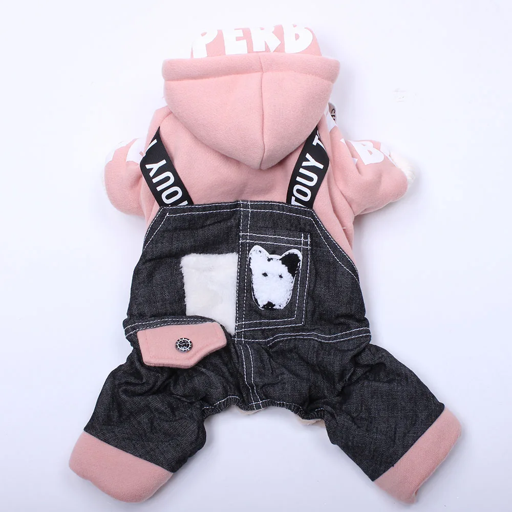 New Dog Cat Denim Jumpsuit Hoodie Strap&Doggie Design Pet Puppy Coat Jacket Winter Warm Apparel
New Dog Cat Denim Jumpsuit Hoodie Strap&Doggie Design Pet Puppy Coat Jacket Winter Warm Apparel