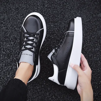 BVNOBET New Designer White Wedges Shoes Thick Sole Platform Sneakers Men Casual Female Leather Shoes Shoeserkek Spor Ayakkabi
BVNOBET New Designer White Wedges Shoes Thick Sole Platform Sneakers Men Casual Female Leather Shoes Shoeserkek Spor Ayakkabi