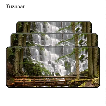 Yuzuoan 400x900X3mm Beautiful Waterfalls In Woods Extended Gaming Wide Large Lock Edge Mouse Pad Big Size Desk Mat 
Yuzuoan 400x900X3mm Beautiful Waterfalls In Woods Extended Gaming Wide Large Lock Edge Mouse Pad Big Size Desk Mat