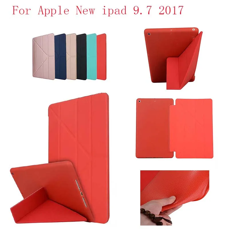 For Apple New ipad 9.7 2017 Floding Flip PU Leather Stand Case Cover 9.7 Inch Tablet Cases +film
For Apple New ipad 9.7 2017 Floding Flip PU Leather Stand Case Cover 9.7 Inch Tablet Cases +film