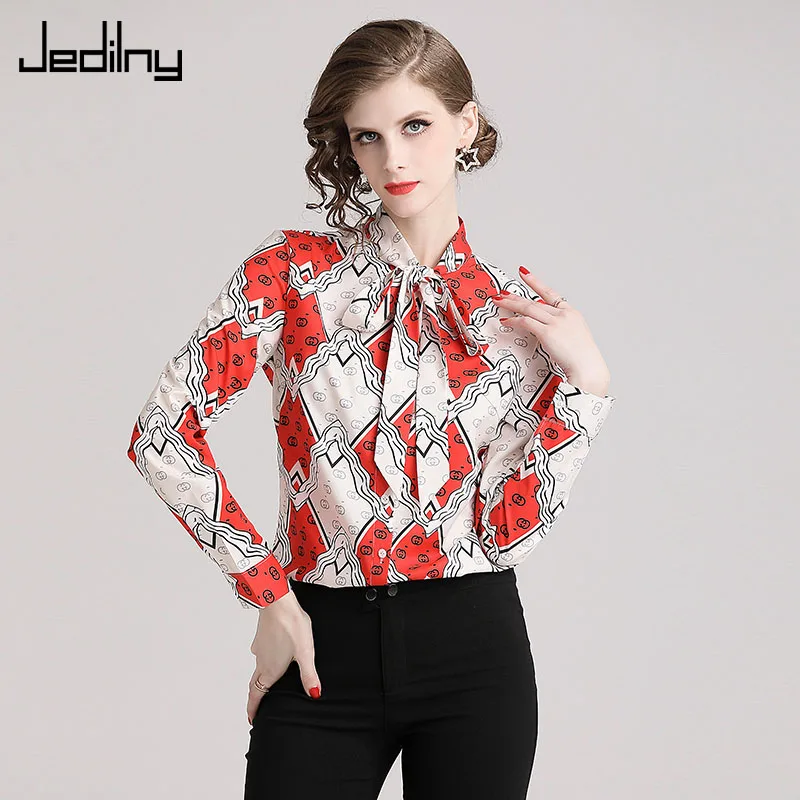 Women Casual Blouses Summer Long Sleeve Bow Tie Print Shirt High Quality Womens Tops Blusas Mujer de Moda 2019
Women Casual Blouses Summer Long Sleeve Bow Tie Print Shirt High Quality Womens Tops Blusas Mujer de Moda 2019