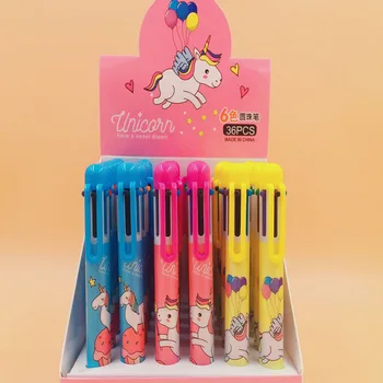 6 Color Kawaii Unicorn Ball Ballpoint Pen Colorful Drawing Pen Office School Supply Student Stationery
6 Color Kawaii Unicorn Ball Ballpoint Pen Colorful Drawing Pen Office School Supply Student Stationery