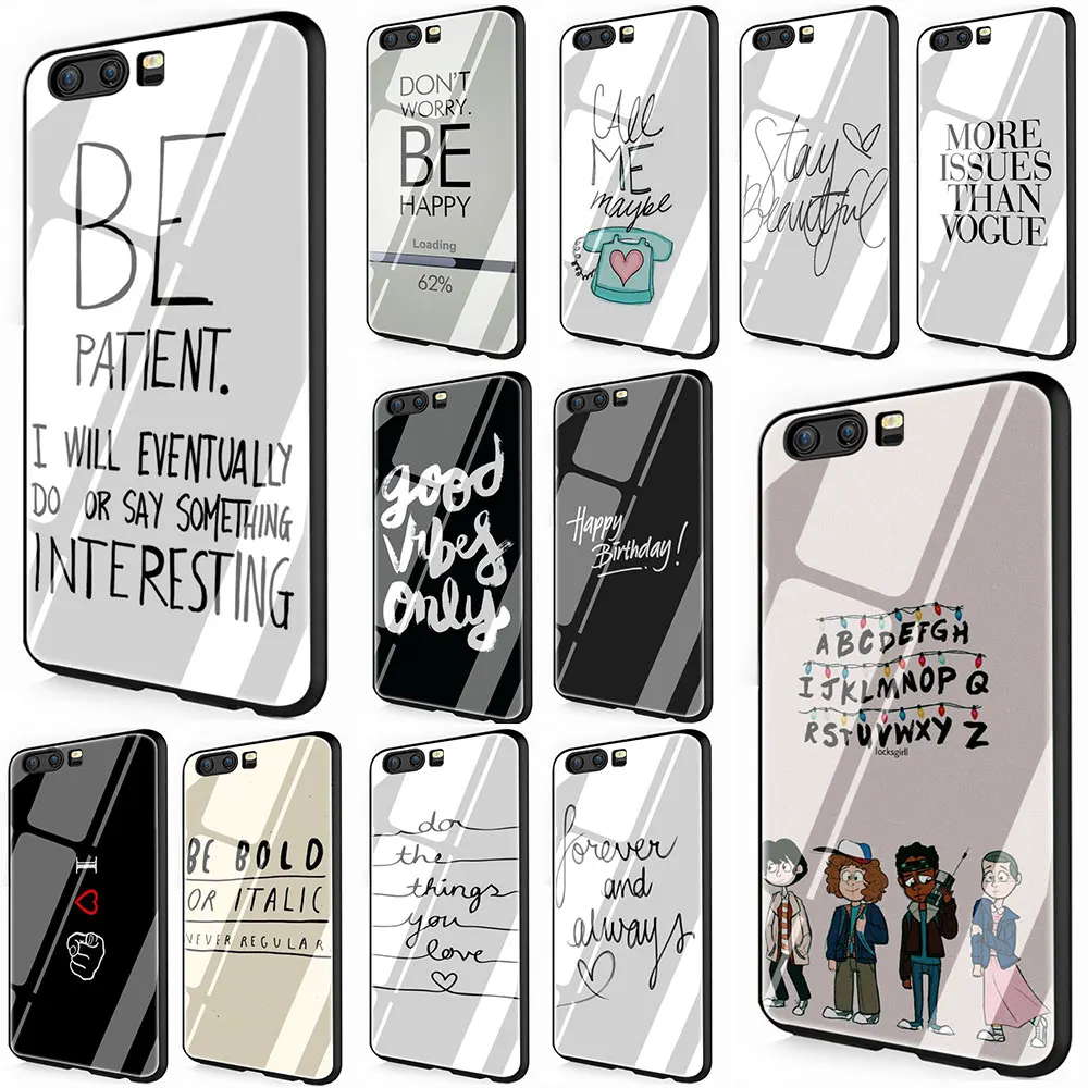 Proverb Phrase Motto Tempered Glass Cover Case for Huawei P10 P20 P30 Mate 20 Honor 9 10 Lite Pro 7A 8X P Smart
Proverb Phrase Motto Tempered Glass Cover Case for Huawei P10 P20 P30 Mate 20 Honor 9 10 Lite Pro 7A 8X P Smart
