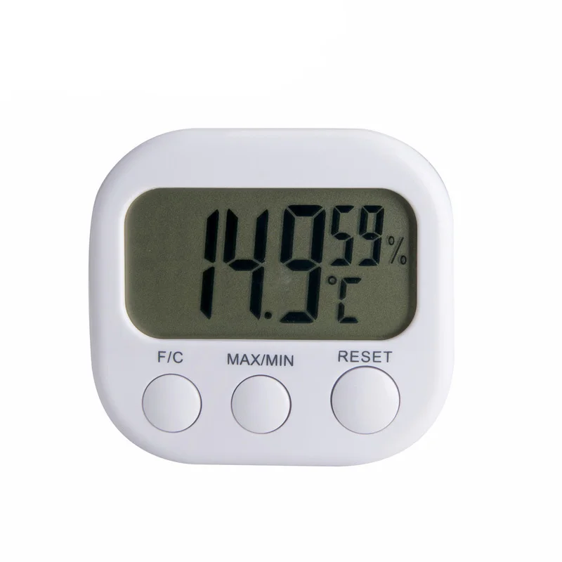 Durable Digital LCD Thermometer Hygrometer Electronic Temperature Humidity Meter Gauge Indoor Room Thermometer Hygrometer
Durable Digital LCD Thermometer Hygrometer Electronic Temperature Humidity Meter Gauge Indoor Room Thermometer Hygrometer