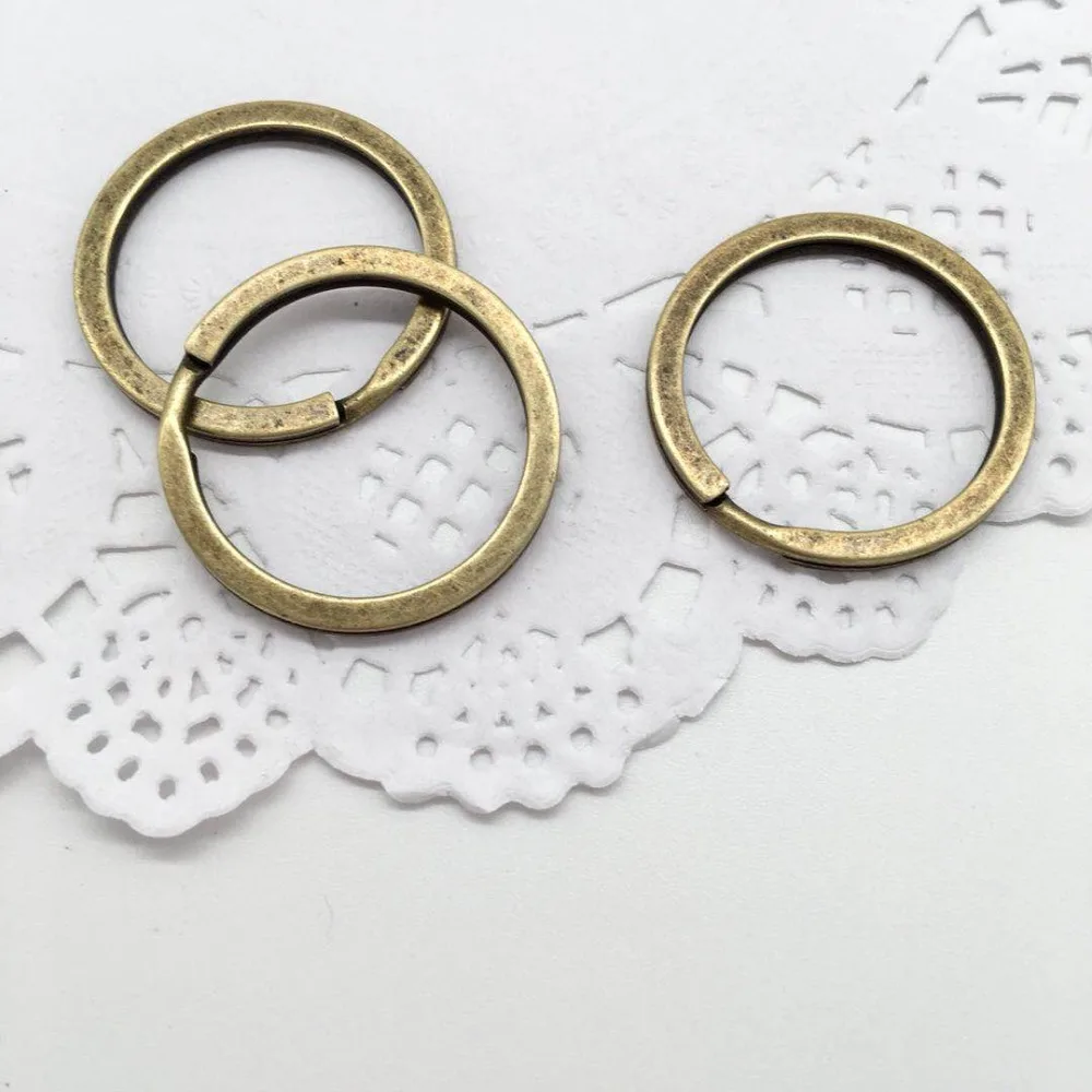 18 шт Горячее Винтажное кольцо для ключей Подвески DIY ручной работы ожерелье