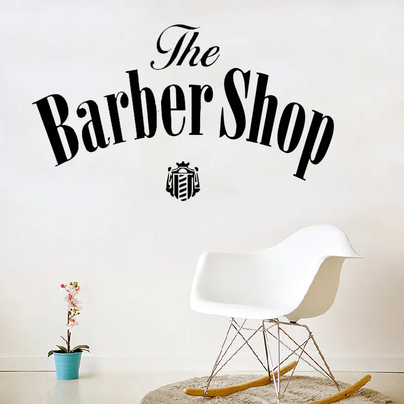 Wall Room Decor Art Vinyl Sticker Mural Decal Barber Shop Logo Sign Words Wall Sticker for Hair Salon Shop Room Decor
Wall Room Decor Art Vinyl Sticker Mural Decal Barber Shop Logo Sign Words Wall Sticker for Hair Salon Shop Room Decor