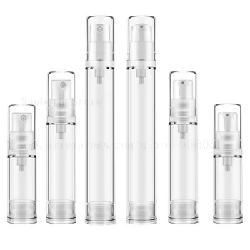 2pcs Empty Airless Vacuum Pump Bottle Refillable Plastic Cream Lotion Bottle Travel Bottles 5/10/12/15ml Liquid Container 
2pcs Empty Airless Vacuum Pump Bottle Refillable Plastic Cream Lotion Bottle Travel Bottles 5/10/12/15ml Liquid Container